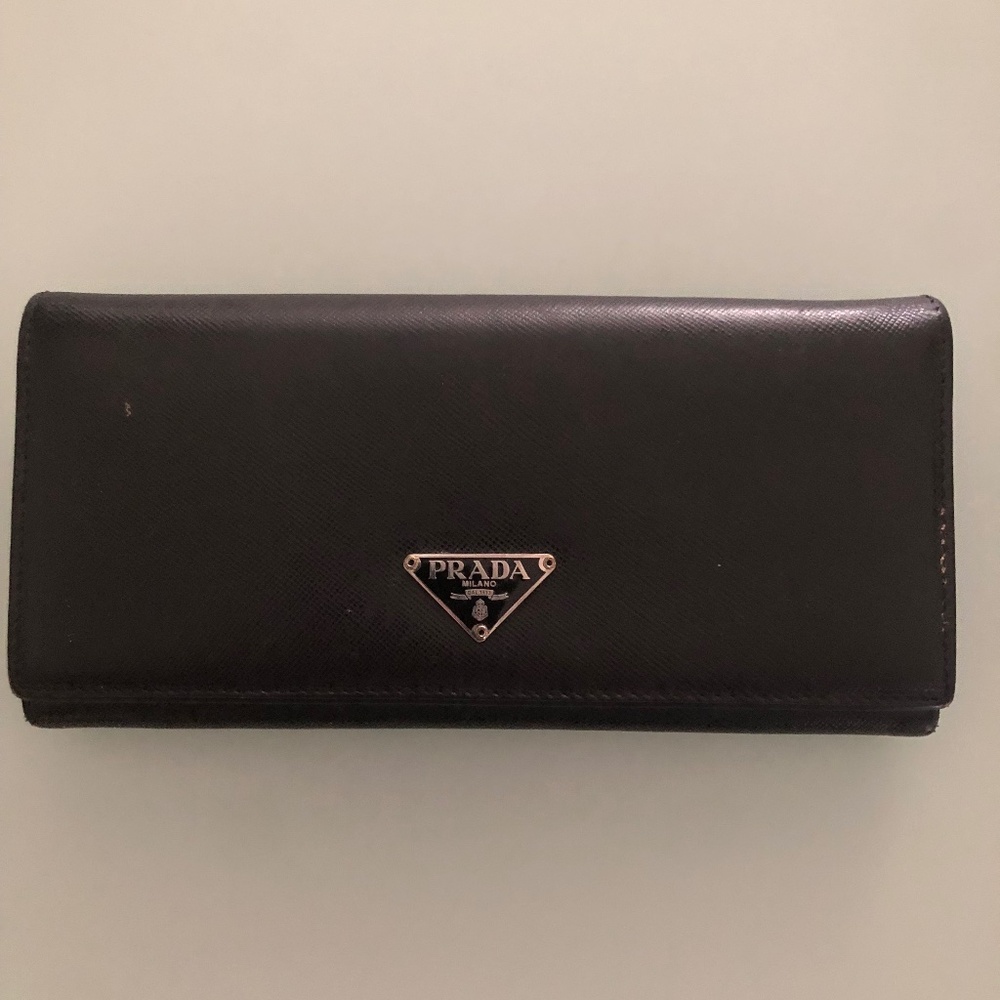 Black PRADA Wallet